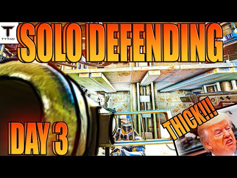 Late Night Solo Defending Lava Cave - ARK Fjordur