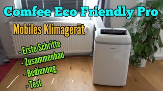 Comfee Eco Friendly Pro mobiles Klimagerät Test Bedienung erste Schritte Comfee Mobile Klimaanlage