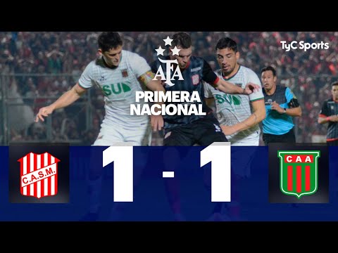 San Martín (T) 1-1 Agropecuario | Primera Nacional | Fecha 27 (Zona A)