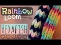 Rainbow Loom : HEXAFISH Bracelet - How To - 6-Pin ...