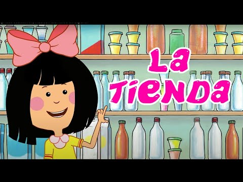 Canciones infantiles  - LA TIENDA 🍕🍋  ¡Video educativo!  | Música Para Niños en español