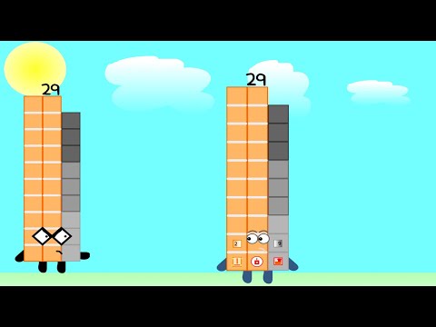 Numberblocks Cartoon: My NB 29 vs Another NB 29 Part 2