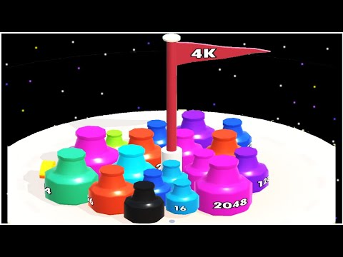 Merge Blocks 3D - 2048 puzzle - Gameplay Walkthrough - Part 2