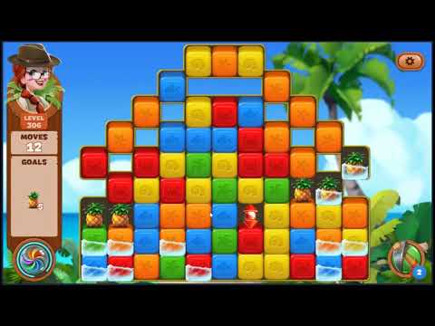 Lost Island Blast Adventure Level 306 - NO BOOSTERS 🏝️ | SKILLGAMING ✔️