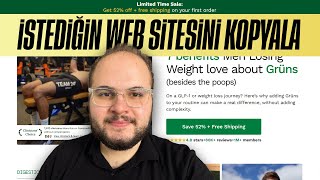 Yapay Zekayla Herhangi Bir Web Sitesini 4 Dakikada Kopyala!