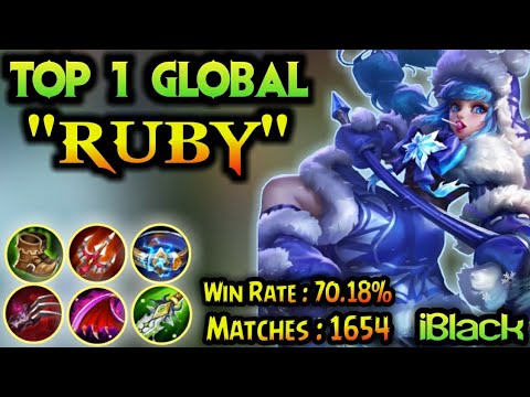 TOP 1 GLOBAL RUBY  - By iBlack | Mobile legends