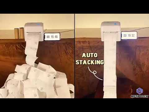 A6 Thermal Sticker Roll vs Stack Type