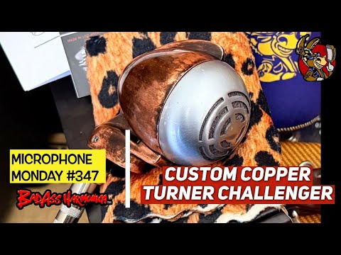 Custom Turner Challenger! Best Blues Harmonica Mics | Copper Bullet Harp Mic Microphone Monday 347