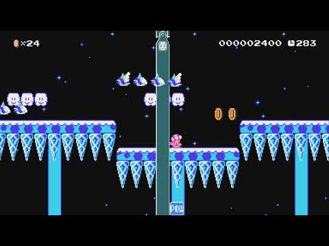 Geometry Dash at Home: by Blackhill - Super Mario Maker 2 - No Commentary 1bx