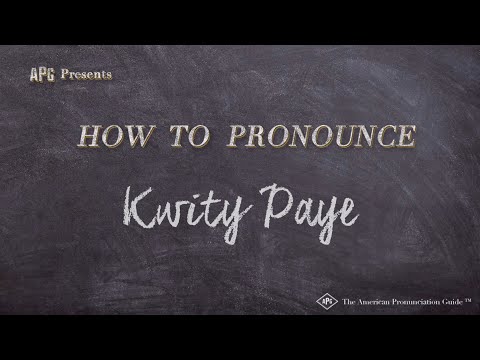 How to Pronounce Kwity Paye (Real Life Examples!)