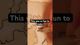 Making a fantasy map! #artist #drawing #art #youtube #shorts #fyp #fantasy #map #painting