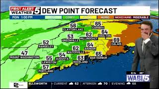 Aug. 23, 2026 - Meteorologist Patrick Osborn WABI 5 completely lost it during his weather forecast