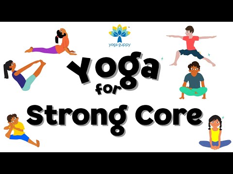Core Strengthening Exercises for Kids to prepare for Headstand | Yoga for Children | Yoga Guppy