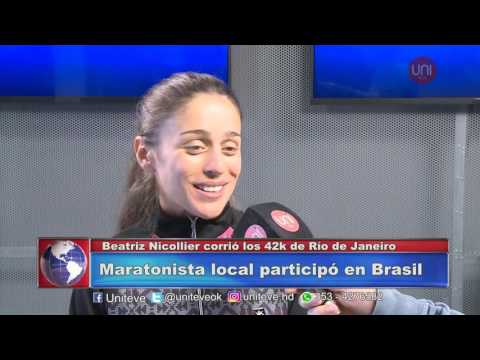 Maratonista local en Brasil