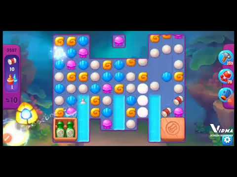 Fishdom. 9587 super hard level no boosters and diamonds. 11 moves