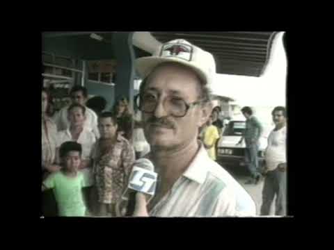 Cobertura da queda do voo Varig 254 no JN, em 05/09/1989