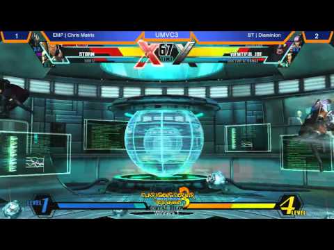 Clarkson's Corner TWWT #3: UMVC3 - Chris Matrix vs. BT | Dieminion