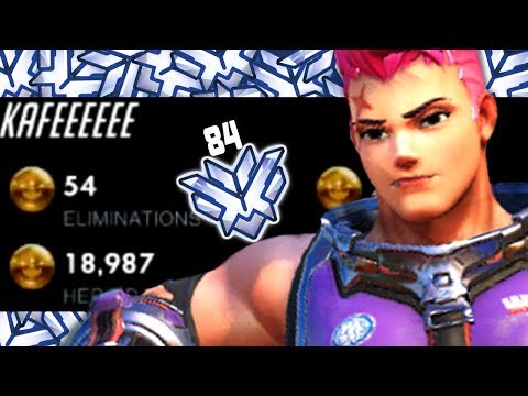 KAFEEE INSANE ZARYA! RANK 84! [ OVERWATCH SEASON 15 TOP 500 ]