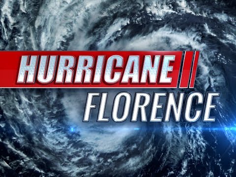 BREAKING Hurricane Florence downgraded Category 1 update September 13 2018 Video
