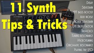 Video thumbnail for 11 Synth Tips and Tricks (shown on the MicroBrute by Arturia) by loopop