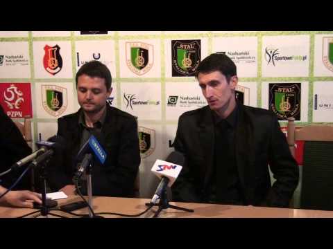 Pomeczowa konferencja prasowa po meczu Stal Stalowa Wola - Siarka Tarnobrzeg
