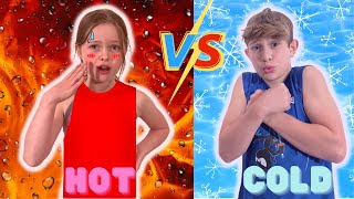 Hot vs Cold **extreme challenge**