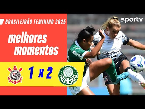 Gols e lances de Corinthians x Palmeiras