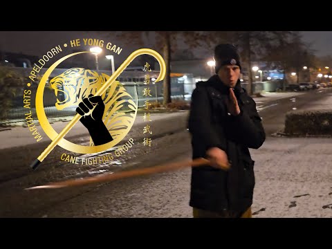 Cane Fighting: Figure 8 Spin Forwards | Martial Arts