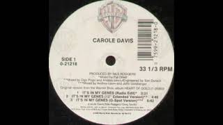 Carole Davis ‎- It's In My Genes (The Science Mix)