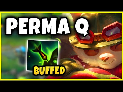 TEEMO Q BUFFS PERMA BLIND NOW! THIS IS INSANELY BROKEN - League of Legends