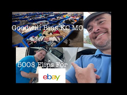 Goodwill Bins Kansas City Missouri 500$  Quick Weekend