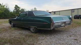 1971 Cadillac Coupe Deville Walk Around and Drive By
