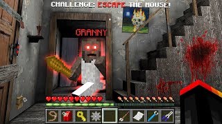 ESCAPE FROM GRANNYS MINECRAFT HOUSE!