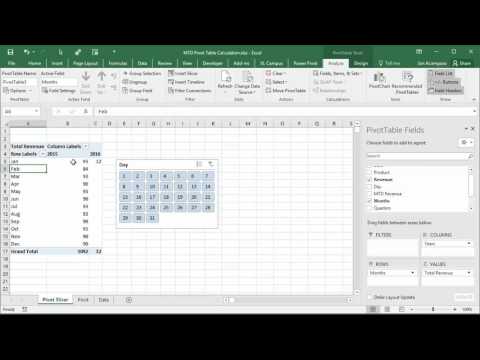 Introduction to Pivot Tables Charts and Dashboards in Excel Part 1