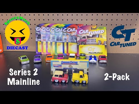 CarTuned Series 2 by MGA | Mainline | Full Set Unboxing | Double Pack | Diecast C10 Blazer Camaro