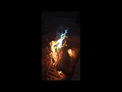The Mystical Magic colored campfire!
