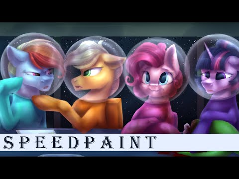 MLP x Among Us speedpaint | "Impostor!" [GORE]
