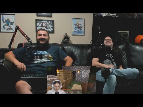 Renegades React to... Pewdiepie - Im actually having... FUN? In MINECRAFT (hacked) - Part 2