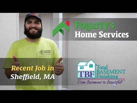Fogarty's Home Services - Total Basement Finishing Job Review in Sheffield, MA