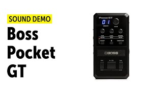 Video thumbnail for Boss Pocket GT - Sound Demo (no talking) by Guitar Bonedo