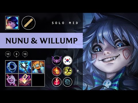 Nunu & Willump Mid vs Yasuo - KR Master Patch 25.24