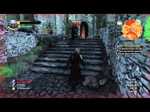 The Witcher 3 - The Battle of Kaer Morhen: Close Portals via Dimeritium Bombs, Wild Hunt Battle