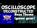 Sonic 2 (game gear) - Boss Theme - Oscilloscope Deconstruction