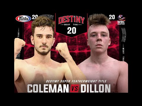 Finn Coleman Vs Ryan Dillon - Destiny Muay Thai 20