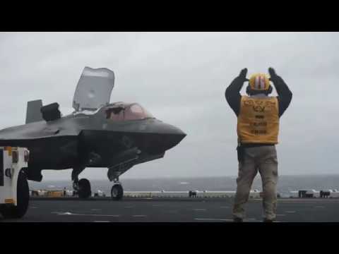 Historic NEW ERA F35 USS Wasp USA interests China Sea Pacific Region March 2018 Video