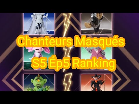 Chanteurs Masqués Saison 5 Épisode 5 Ranking