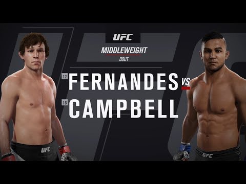 UFC 2: Drake Campbell Career Mode - VS Fernandes [PS4]