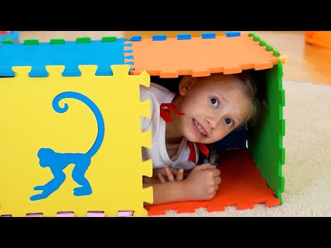 Alena build playhouse to hide frome Thief