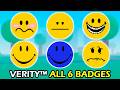 Verity How To Get All 6 Badges Roblox