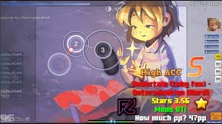 Osu! Undertale (toby fox) Determination [Hard] |Stars: 3.52* DT, FC, 47PP!|